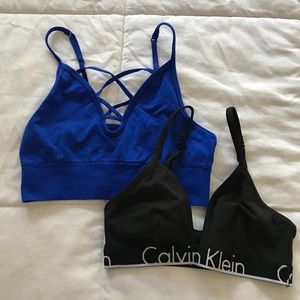 VS PINK / CK Calvin Klein wireless bras, Size M